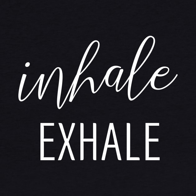 Inhale....Exhale yoga namaste breath always zen by From Mars